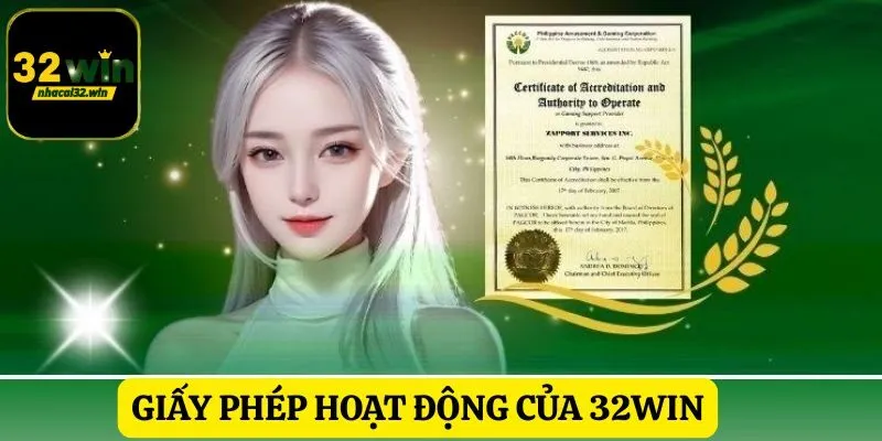 Nền tảng đã được cấp giấy phép hoạt động